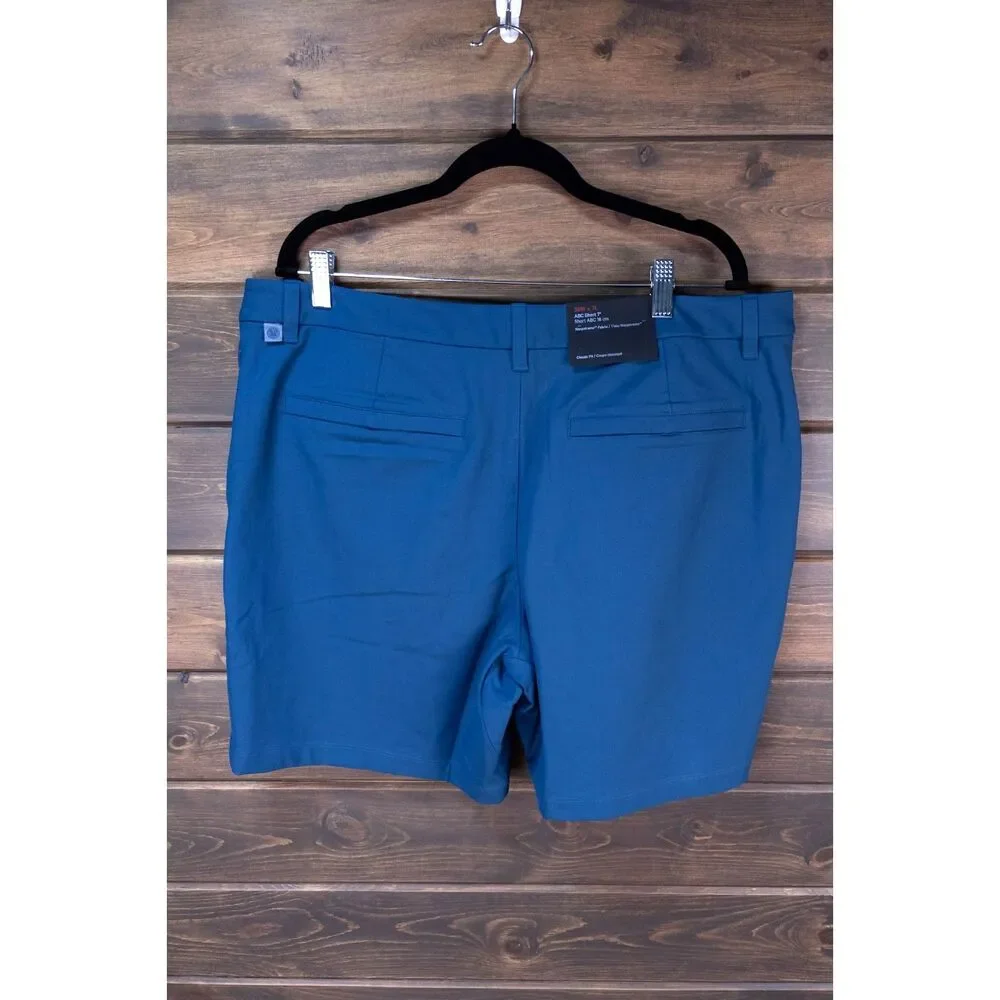 Lululemon ABC Classic Fit Mens Shorts 38 Blue Warpstream Classic Fit 7 Inch NWT